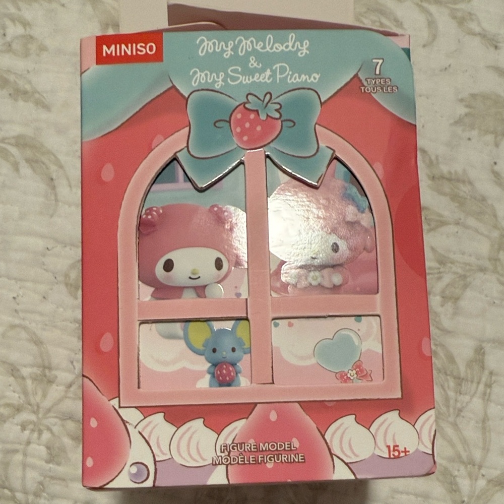 Miniso My Melody & My Sweet Piano Figurine Set